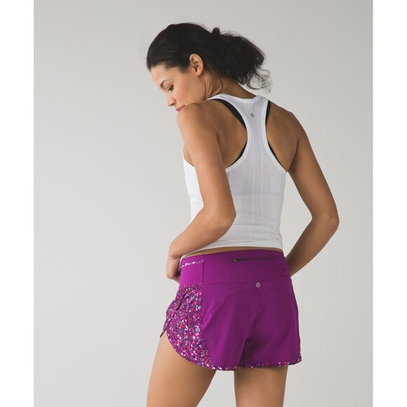 🆕 Lululemon | Real Quick 3.5" Short in Regal Plum Paradise Camo Multi | 10 - Picture 1 of 16